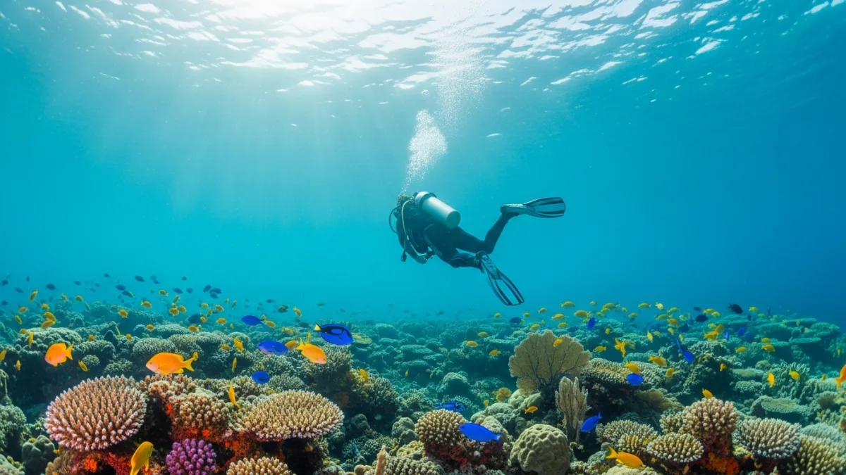 Komodo diving day trip from Labuan Bajo — three dives